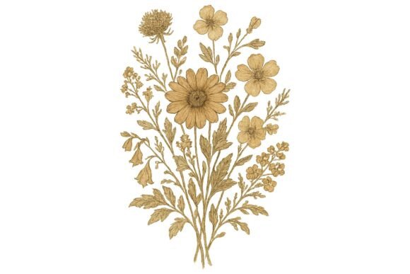 Download Vintage Botanical Illustration of Flower - Botanical Collection