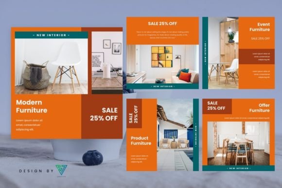 Download Template Instagram -  Modern Furniture - Template Collection