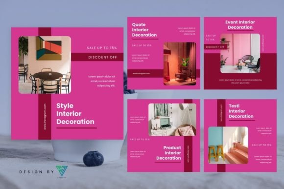 Download Template Instagram -  Style Interior - Template Collection