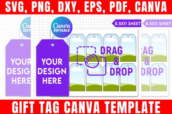 Download Gift Tag Canva Template - Template Collection