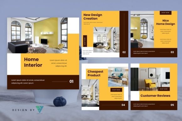 Download Template Instagram -  Home Interior - Template Collection