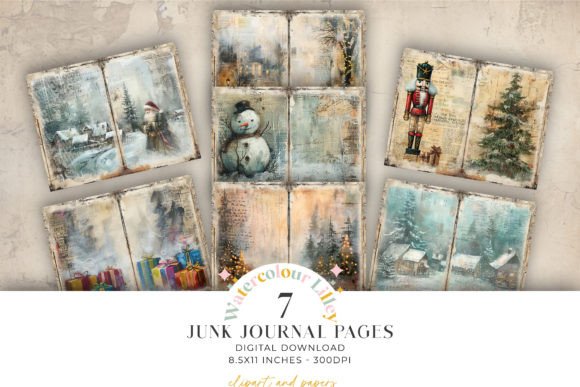 Download Xmas Junk Journal Paper - Xmas Collection