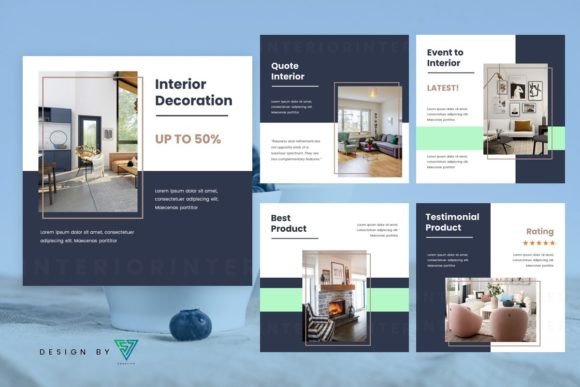 Download Template Instagram - Interior Decoration - Template Collection