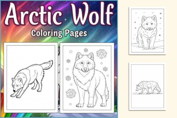 Download Arctic Wolf Coloring Pages for Kids - Premium Resources