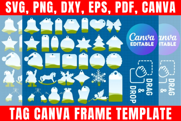 Download Tag Canva Frame Editable Template - Template Collection