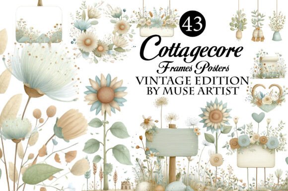 Download Cottagecore Frames Posters Clipart - Posters Collection
