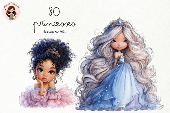 Download Cute Princesses PNG Clipart Bundle - Png clipart bundle Collection